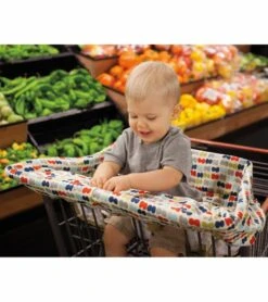 Skip Hop Take Cover Shopping Cart/High Chair Cover - Double Dots -Graco Store skip hop take cover shopping cart high chair cover double dots 183