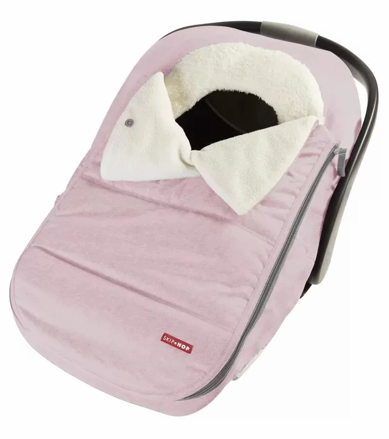 Skip Hop Skp Hop Stroll & Go Car Seat Cover - Pink Heather 3 Skip Hop Skp Hop Stroll & Go Car Seat Cover - Pink Heather