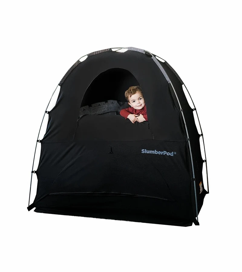 SlumberPod Privacy Canopy - Black / Gray 3 SlumberPod Privacy Canopy - Black / Gray