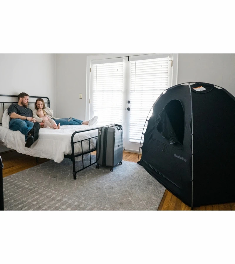 SlumberPod Privacy Canopy - Black / Gray 5 SlumberPod Privacy Canopy - Black / Gray - Image 3