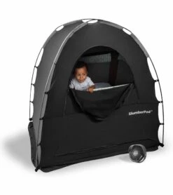 SlumberPod Privacy Canopy With Fan - Black