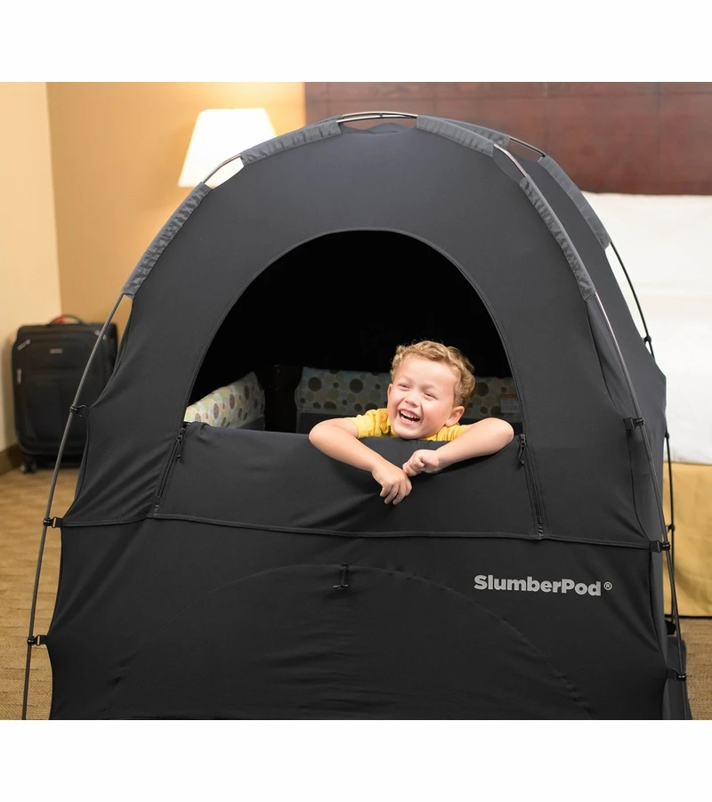 SlumberPod Privacy Canopy With Fan - Black 4 SlumberPod Privacy Canopy With Fan - Black - Image 2