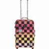 State Bags Logan Suitcase - Pink Checkerboard -Graco Store state bags logan suitcase pink checkerboard 115