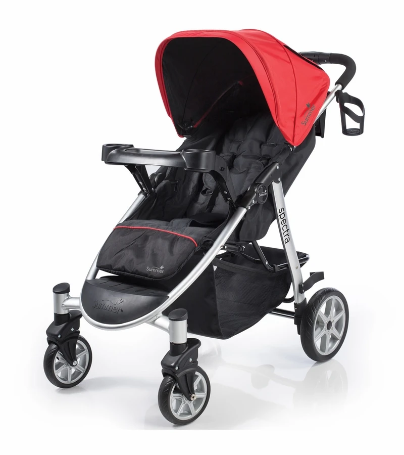 Summer Infant Spectra Stroller - Jet Set/Red 3 Summer Infant Spectra Stroller - Jet Set/Red