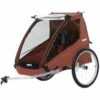 Thule Cadence 2-Seat Bicycle Trailer - Hot Sauce Red -Graco Store thule cadence 2 seat bicycle trailer hot sauce red 120