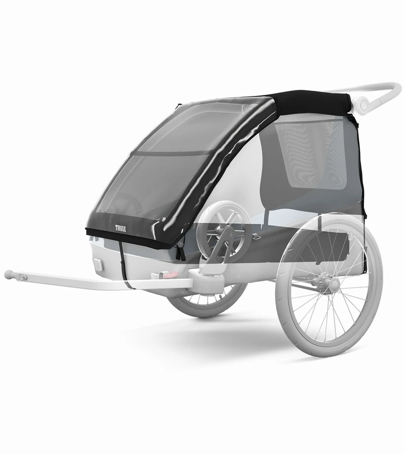 Thule Courier Bicycle Trailer + Pet Kit Bundle - Aegean Blue 6 Thule Courier Bicycle Trailer + Pet Kit Bundle - Aegean Blue - Image 4