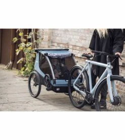 Thule Courier Bicycle Trailer + Stroller - Aegean Blue 15 Thule Courier Bicycle Trailer + Stroller - Aegean Blue -Graco Store thule courier bicycle trailer stroller aegean blue 158