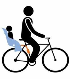 Thule RideAlong Lite Frame Mounted Child Bike Seat - Light Grey -Graco Store thule ridealong lite frame mounted child bike seat light grey 104