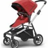Thule Sleek Stroller - Energy Red 2 Thule Sleek Stroller - Energy Red -Graco Store thule sleek stroller energy red 200