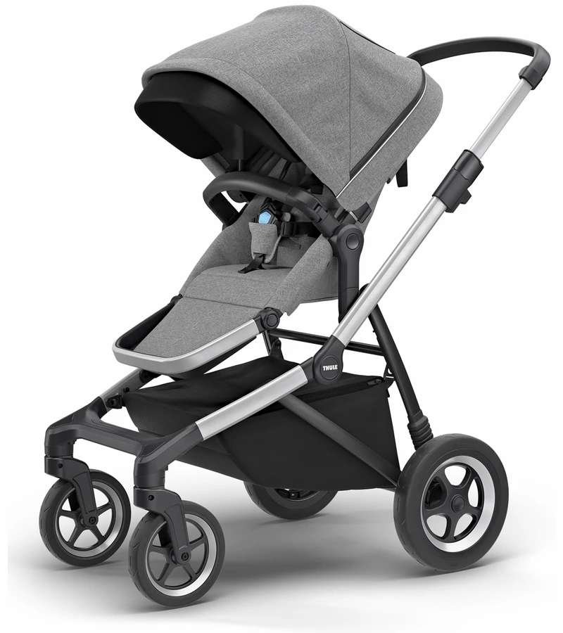 Thule Sleek Stroller - Grey Melange 3 Thule Sleek Stroller - Grey Melange