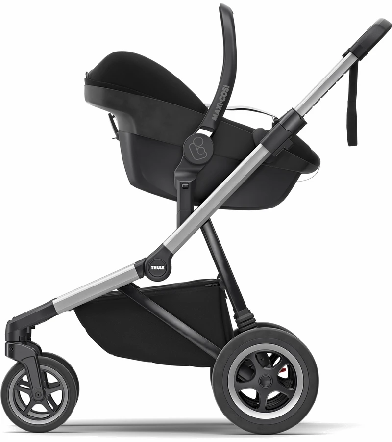 Thule Sleek Stroller - Grey Melange 7 Thule Sleek Stroller - Grey Melange - Image 5