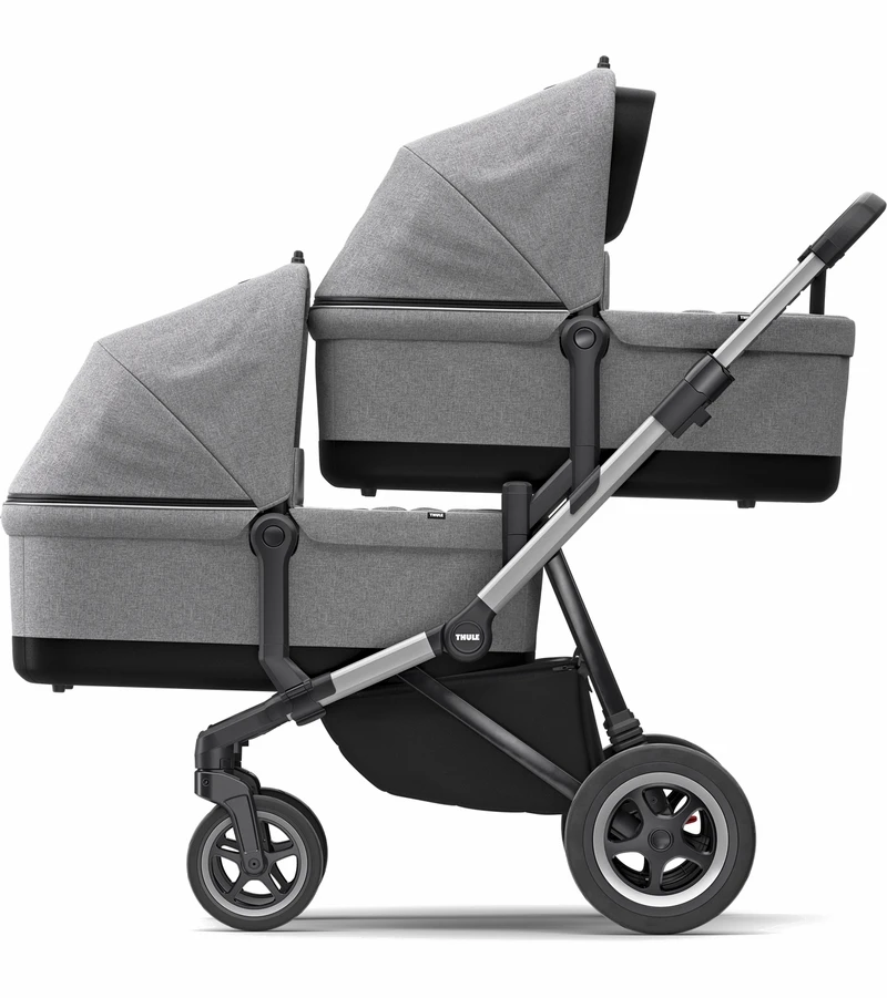 Thule Sleek Stroller - Grey Melange 9 Thule Sleek Stroller - Grey Melange - Image 7