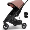 Thule Spring Stroller + Cup Holder Bundle - Misty Rose -Graco Store thule spring stroller cup holder bundle misty rose 122