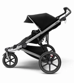 Thule Urban Glide 2 Double Jogging Stroller + Essentials Bundle - Jet Black -Graco Store thule urban glide 2 double jogging stroller essentials bundle jet black 96