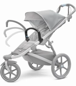 Thule Urban Glide 2 Jogging Stroller Essentials Bundle - Dark Shadow -Graco Store thule urban glide 2 jogging stroller bumper bar bottle cage bundle dark shadow 10