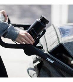 Thule Urban Glide 2 Jogging Stroller Essentials Bundle - Dark Shadow -Graco Store thule urban glide 2 jogging stroller bumper bar bottle cage bundle dark shadow 12
