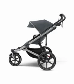 Thule Urban Glide 2 Jogging Stroller Essentials Bundle - Dark Shadow -Graco Store thule urban glide 2 jogging stroller bumper bar bottle cage bundle dark shadow 7