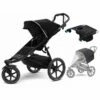 Thule Urban Glide 2 Single Jogging Stroller + Essentials Bundle - Black -Graco Store thule urban glide 2 single jogging stroller essentials bundle black 83