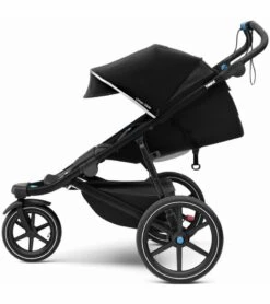 Thule Urban Glide 2 Single Jogging Stroller + Water Bottle Cage Bundle - Black -Graco Store thule urban glide 2 single jogging stroller water bottle cage bundle black 177