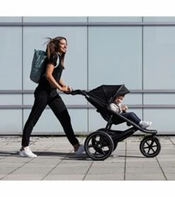 Thule Urban Glide 2 Single Jogging Stroller + Water Bottle Cage Bundle - Black -Graco Store thule urban glide 2 single jogging stroller water bottle cage bundle black 181