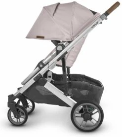 UPPAbaby Cruz V2 Stroller + Bassinet - Alice (Dusty Pink/Silver/Saddle Leather) -Graco Store uppababy cruz v2 stroller bassinet alice dusty pink silver saddle leather 23 1
