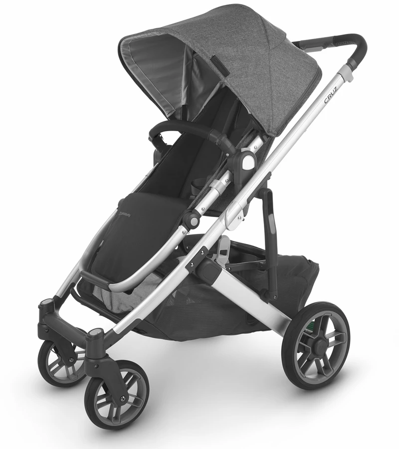 UPPAbaby Cruz V2 Stroller - Jordan (Charcoal Melange) 3 UPPAbaby Cruz V2 Stroller - Jordan (Charcoal Melange)
