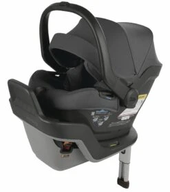 UPPAbaby MESA MAX Infant Car Seat With Load Leg And Anti-Rebound Bar - Greyson (Charcoal Melange / Merino Wool)