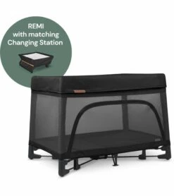 UPPAbaby REMI Playard + Changing Station Bundle - Jake (Charcoal)