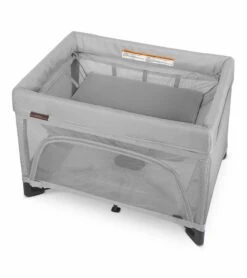 UPPAbaby REMI Playard + Changing Station Bundle - Stella (Grey Brushed Melange) -Graco Store uppababy remi playard changing station bundle jake charcoal 53