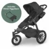 UPPAbaby Ridge Jogging Stroller + PiggyBack Ride-Along Bundle - Jake (Charcoal / Carbon) -Graco Store uppababy ridge jogging stroller piggyback ride along bundle jake charcoal carbon 75