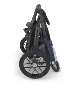 UPPAbaby Ridge Jogging Stroller - Reggie (Slate Blue / Carbon) -Graco Store uppababy ridge jogging stroller piggyback ride along bundle reggie slate blue carbon 77
