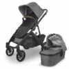 UPPAbaby Vista V2 Single-to-Double Stroller - Greyson (Charcoal Melange/Carbon/Saddle Leather) -Graco Store uppababy vista v2 single to double stroller greyson charcoal melange carbon saddle leather 41