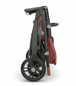 UPPAbaby Vista V2 Single-to-Double Stroller - Lucy (Rosewood Melange / Carbon / Saddle Leather) -Graco Store uppababy vista v2 single to double stroller lucy rosewood melange carbon saddle leather 156