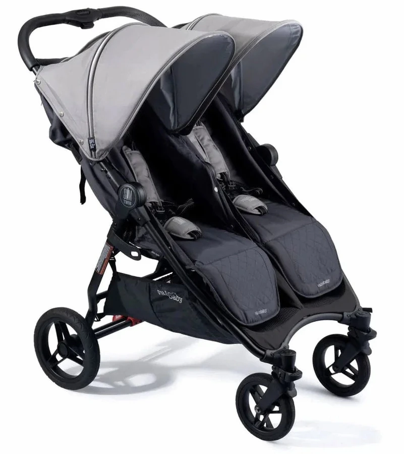 Valco Baby Slim Twin Double Stroller Sport Edition - Fauna 4 Valco Baby Slim Twin Double Stroller Sport Edition - Fauna - Image 2