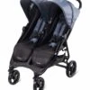 Valco Baby Slim Twin Side By Side Double Stroller - Glacier