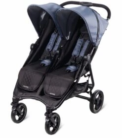 Valco Baby Slim Twin Side By Side Double Stroller - Glacier
