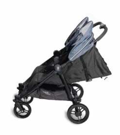 Valco Baby Slim Twin Side By Side Double Stroller - Glacier -Graco Store valco baby slim twin side by side double stroller glacier 23