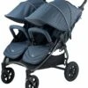 Valco Neo Twin Tailormade Double Stroller - Denim Blue -Graco Store valco neo twin tailormade double stroller denim blue 55