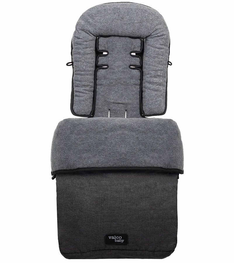 Valco Universal Snug Footmuff - Charcoal 3 Valco Universal Snug Footmuff - Charcoal
