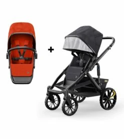 Veer Switch&Roll Stroller + Color Kit Bundle - Sienna Orange