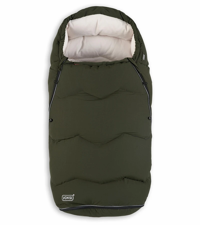 Voksi Urban Footmuff - Pine Green / Cream 3 Voksi Urban Footmuff - Pine Green / Cream