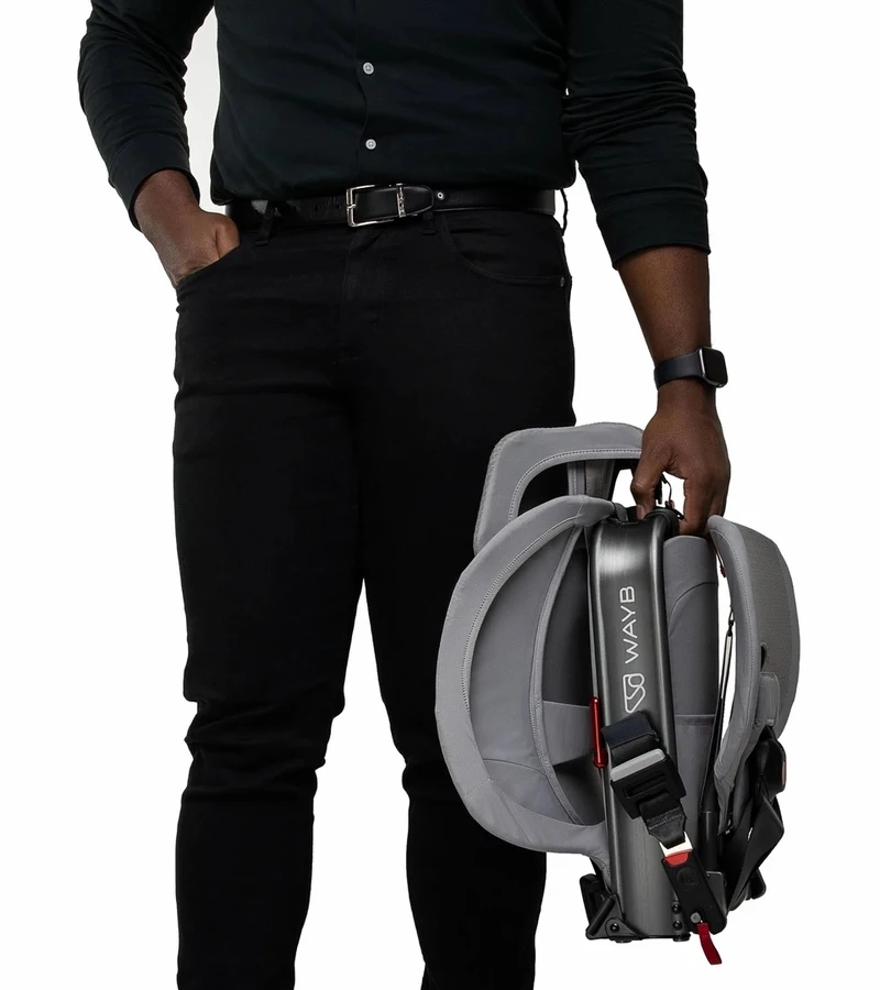 WAYB Pico Forward Facing Travel Car Seat + Travel Bag - Slate 9 WAYB Pico Forward Facing Travel Car Seat + Travel Bag - Slate - Image 7